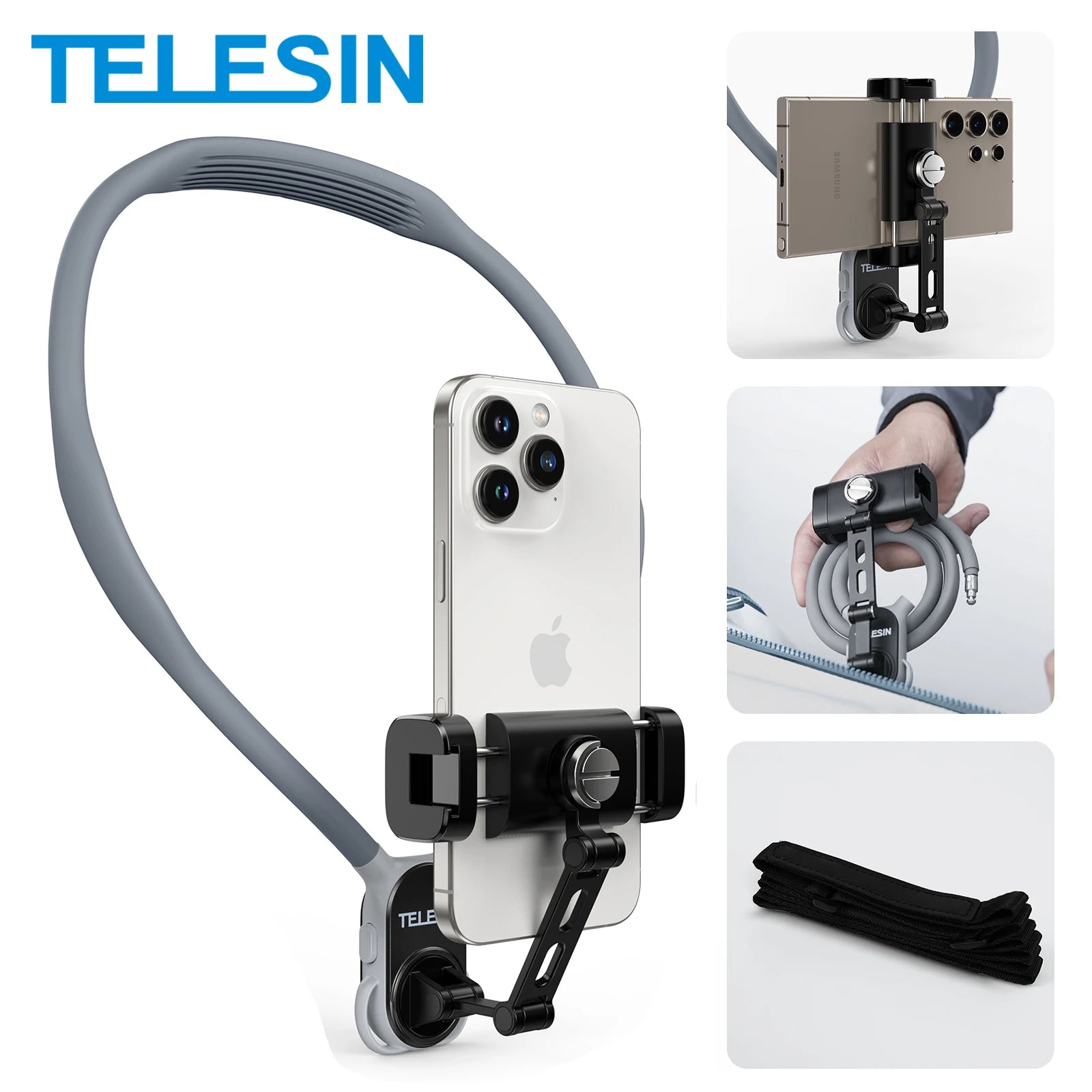 TELESIN Universal Neck Mount for Phones
